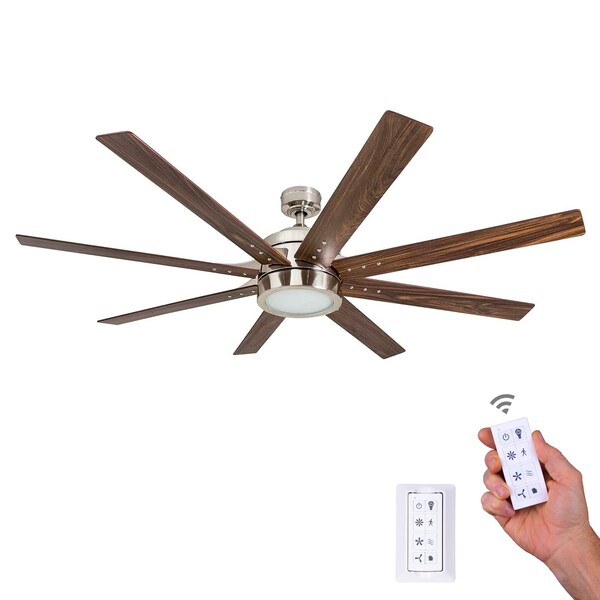 Honeywell Ceiling Fans Xerxes, 62 in. Ceiling Fan with Light & Remote